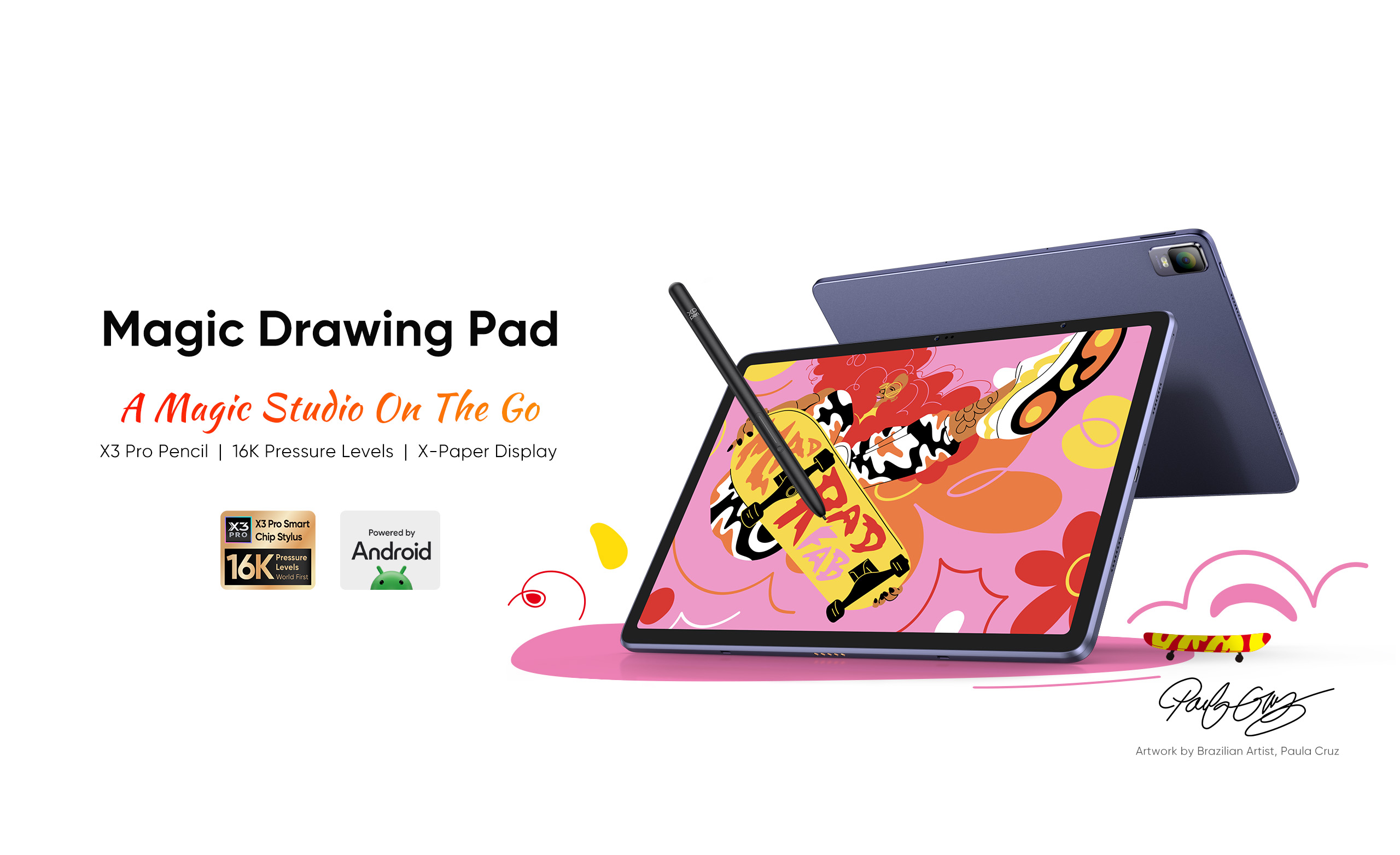 XPPen Debuts Industry's First Professional Mobile Drawing Tablet - Magic Drawing  Pad