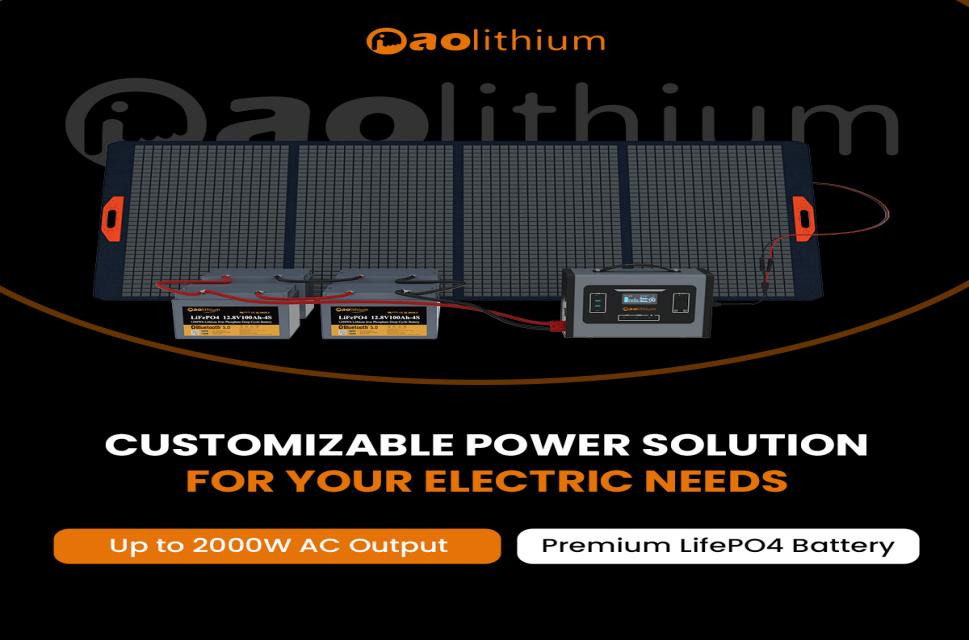 AoLithium Introduces Two New Products – Solar Panels and Inverters – The Best Power Kit in 2023