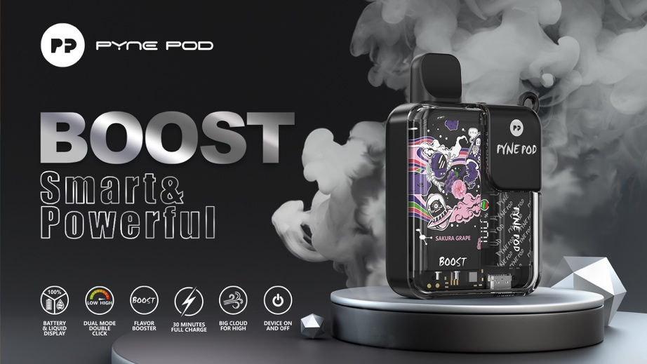 E cigarette brand PYNEPOD Newly Releases Boost its self developed